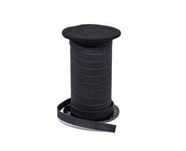 Лента эластичная резинка 10 мм цвет №322 черный 5 гр/м